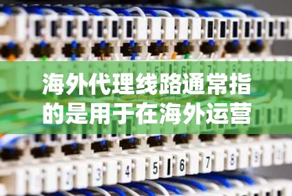 海外代理线路通常指的是用于在海外运营的网络代理系统或服务器。这些代理系统主要用于处理来自海外用户的请求,例如游戏、直播、购物等。以下是一些关于海外代理线路的常见问题和考虑因素 海外代理线路通常指的是用于在海外运营的网络代理系统或服务器。这些代理系统主要用于处理来自海外用户的请求,例如游戏、直播、购物等。以下是一些关于海外代理线路的常见问题和考虑因素