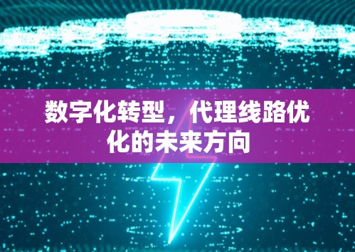 数字化转型，代理线路优化的未来方向