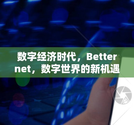 数字经济时代,Betternet,数字世界的新机遇与挑战 数字经济时代,Betternet,数字世界的新机遇与挑战