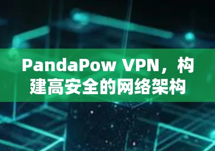 PandaPow VPN,构建高安全的网络架构 PandaPow VPN,构建高安全的网络架构
