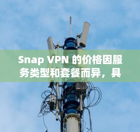 Snap VPN 的价格因服务类型和套餐而异,具体价格取决于您选择的SNAP VPN套餐。以下是一些常见的SNAP VPN套餐及其价格范围 Snap VPN 的价格因服务类型和套餐而异,具体价格取决于您选择的SNAP VPN套餐。以下是一些常见的SNAP VPN套餐及其价格范围