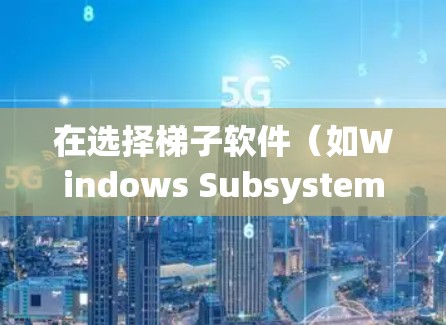 在选择梯子软件(如Windows Subsystem for Windows SSW)或 Windows API扩展)时,以下步骤可以帮助你做出明智的选择 在选择梯子软件(如Windows Subsystem for Windows SSW)或 Windows API扩展)时,以下步骤可以帮助你做出明智的选择